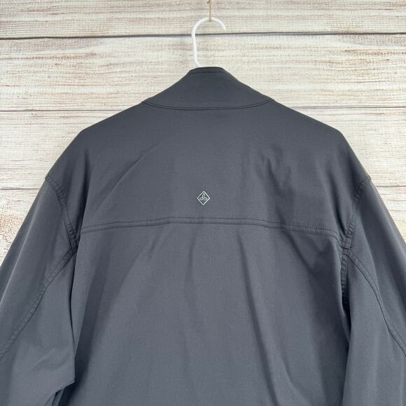 prAna Zion Stretch Full Zip Jacket Mens XXL Black Hiking Outdoor - Picture 4 of 11